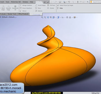 دانلود فیلم اموزش مدلسازی نرم افزار سالیدورک solidworks مدل سر دلر سوراخ زنی