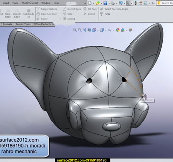 دانلود فیلم اموزش مدلسازی نرم افزار سالیدورک solidworks سر عروسک